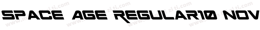 Space Age Regular10 November 5 2字体转换